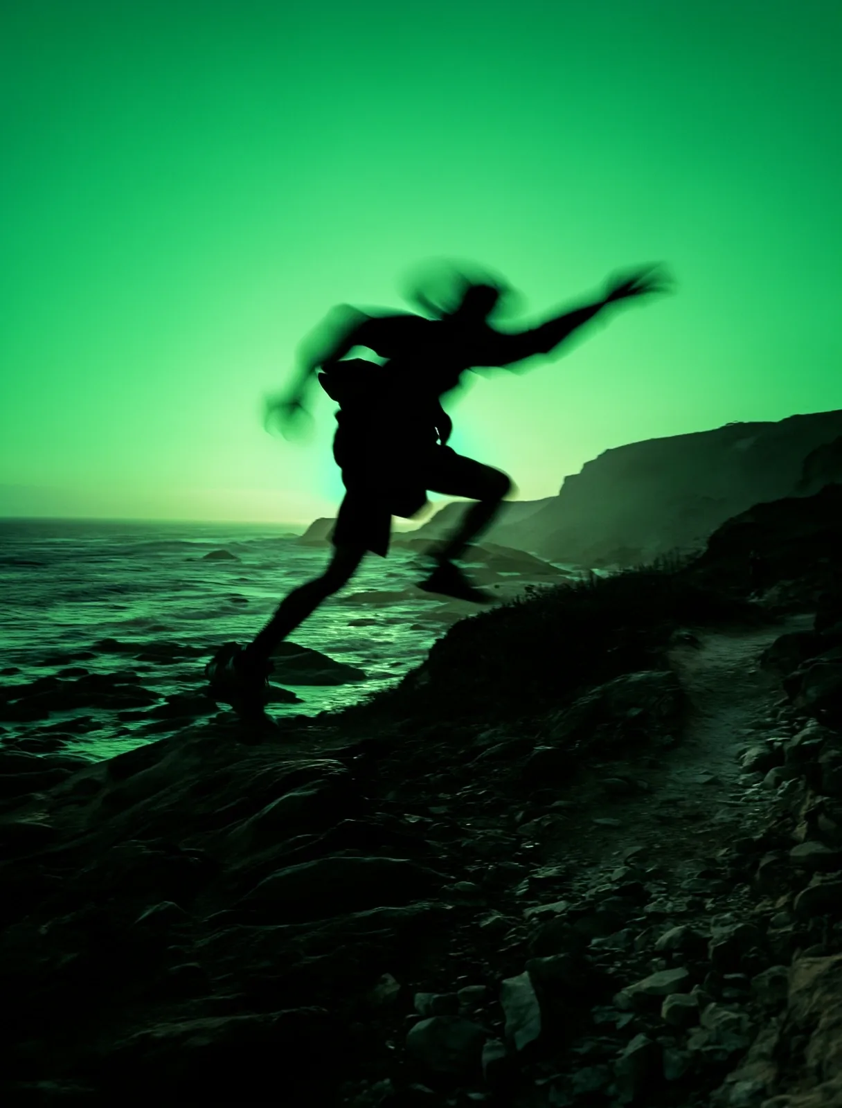 Dynamic movement silhouette